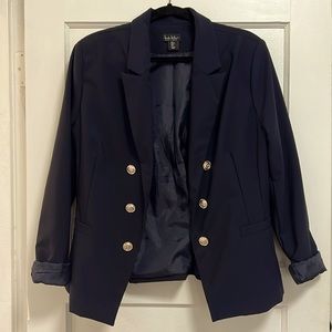 Gorgeous deep navy blue blazer by Nicole Miller US women’s Large